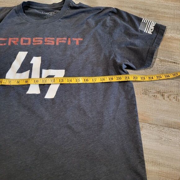 Forged Crossfit 47 American Flag Graphic Short Sleeved Tee Shirt Mens Size XL - Picture 6 of 8